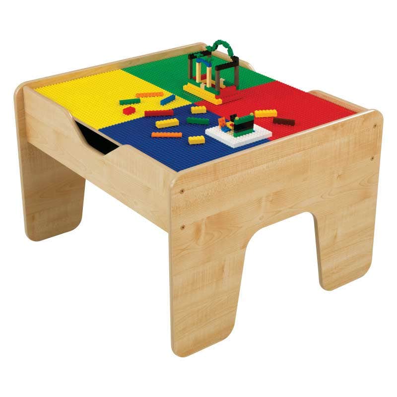 2-in-1 Activity Table with Board - Natural - Image 7