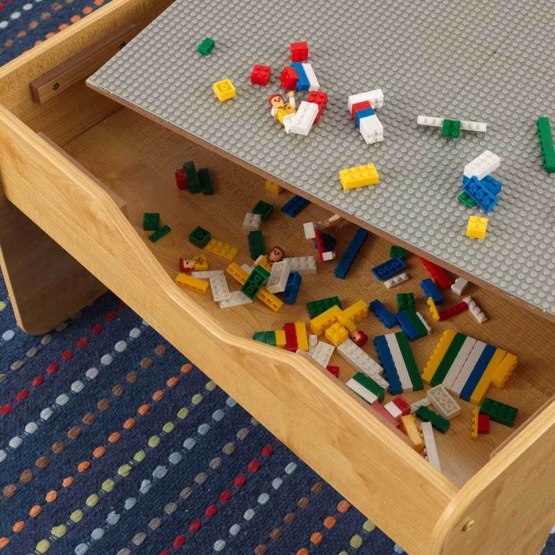 Activity Table with Board - Gray & Natural - Image 6