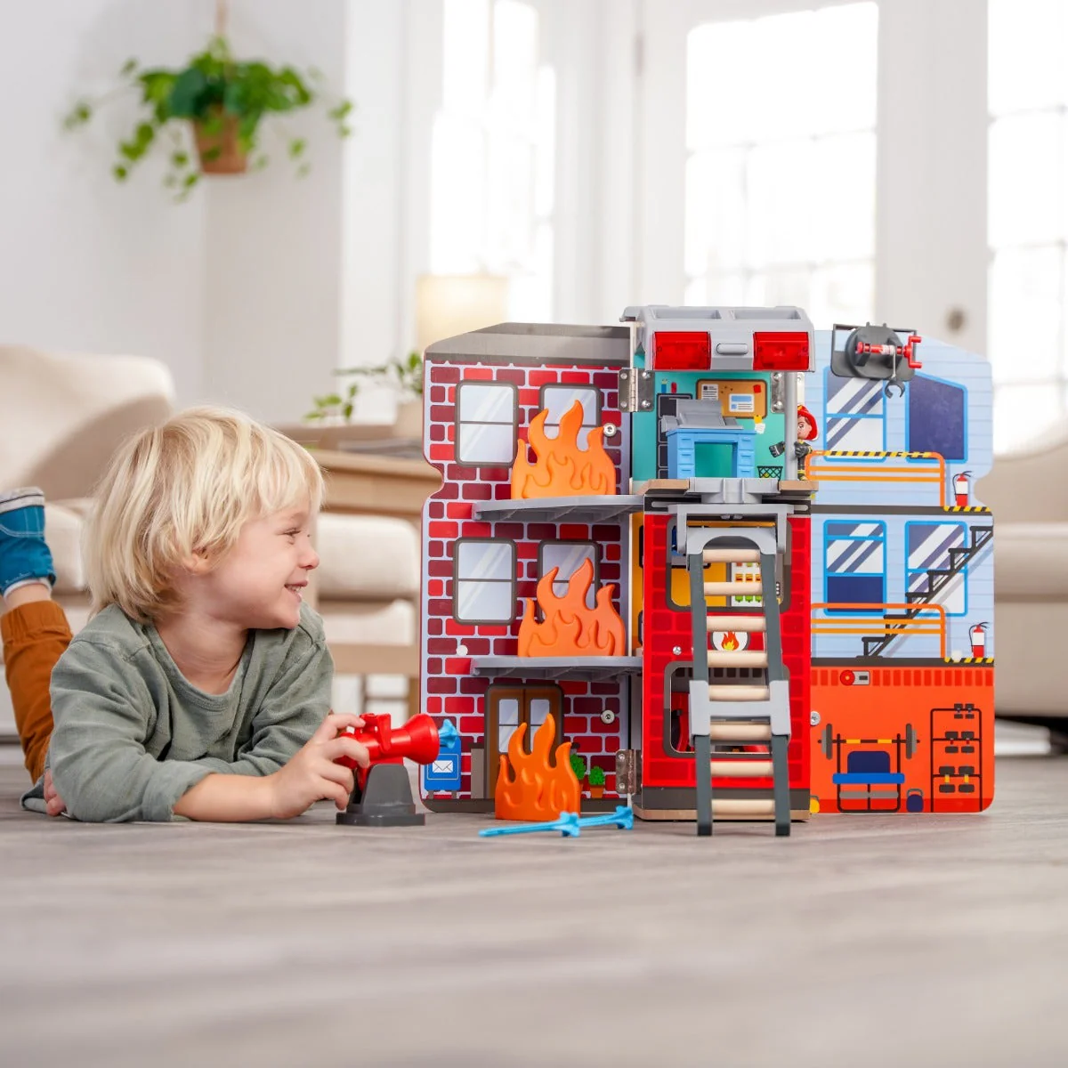 Adventure Bound™ 2-in-1 Transforming Fire Truck Play Set - Image 3