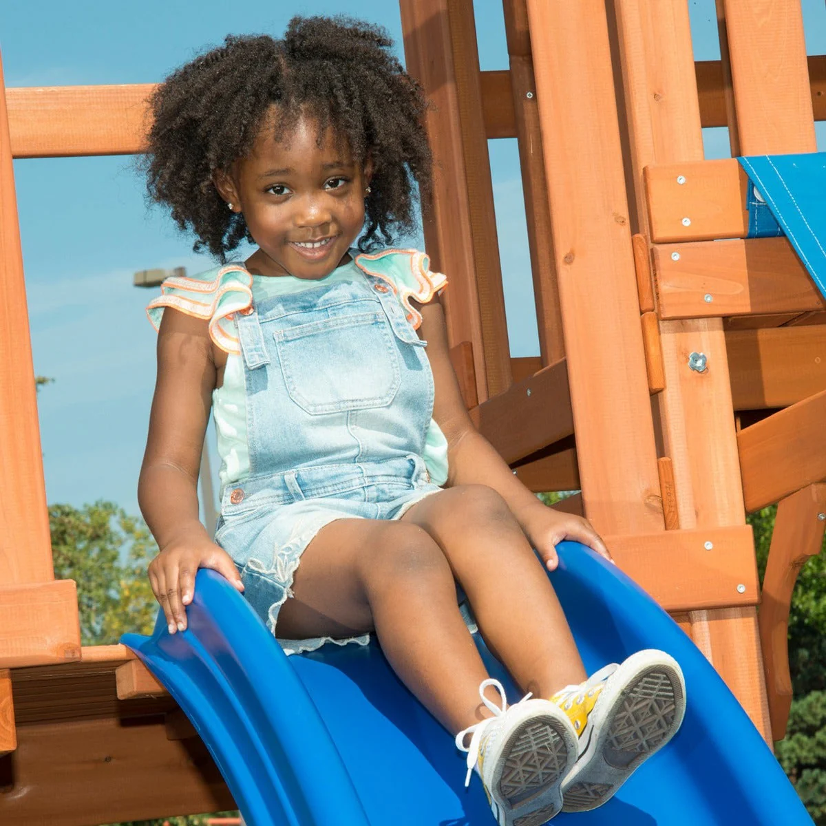 Adventure Transport Wooden Swing Set by Swing-N-Slide - Installation Available - Image 2