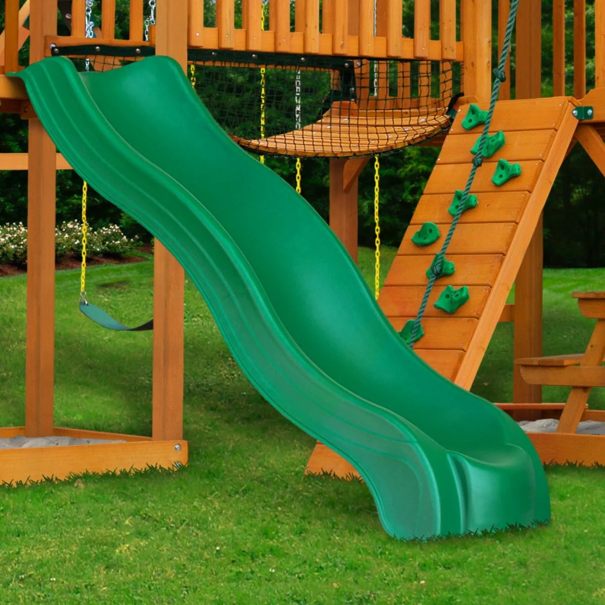 Apex Wave Slide by Swing-N-Slide- Green - Image 3