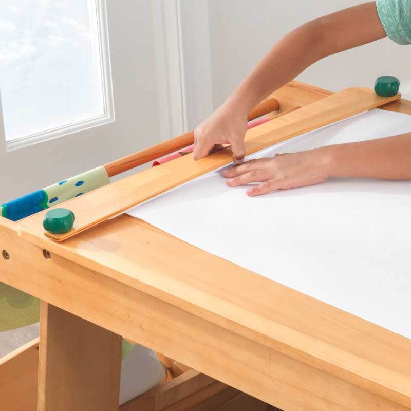 Art Table with Drying Rack & Storage - Image 3