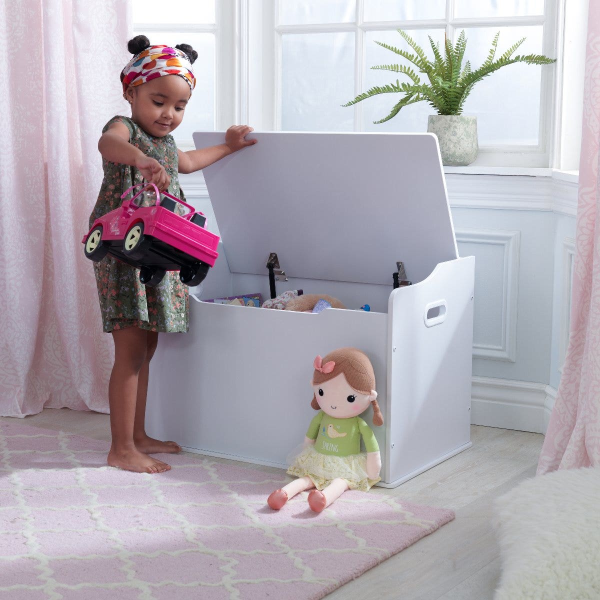 Austin Toy Box - White - Image 4