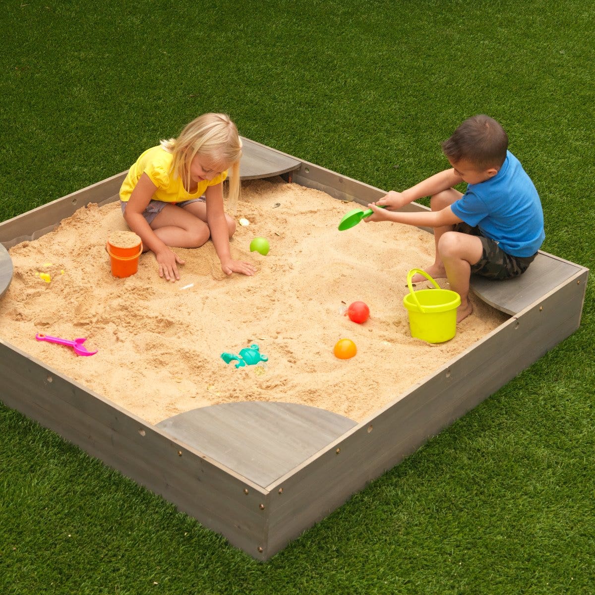 Backyard Sandbox - Gray - Image 3