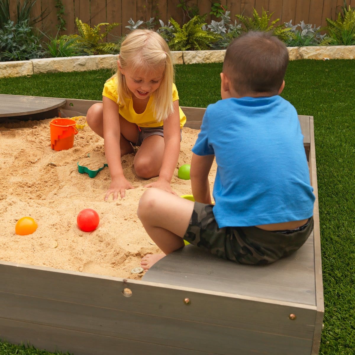 Backyard Sandbox - Gray - Image 4