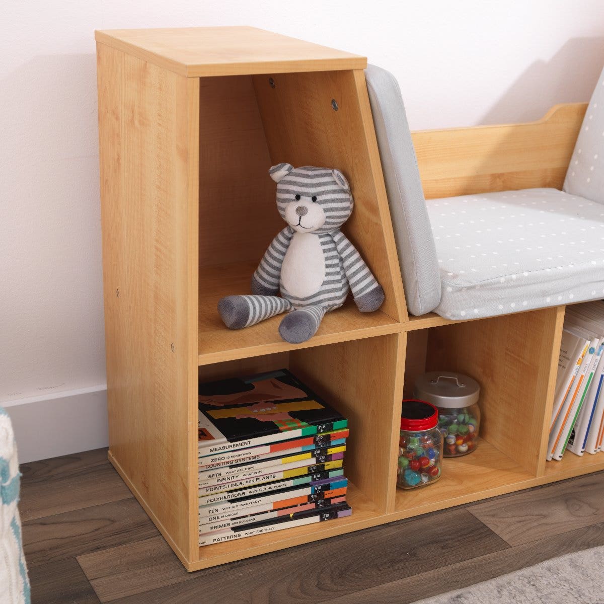 Bookcase with Reading Nook - Natural - Image 5