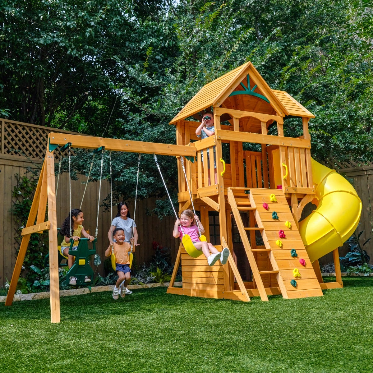 Boulder Station Swing Set - Installation Available - Image 3