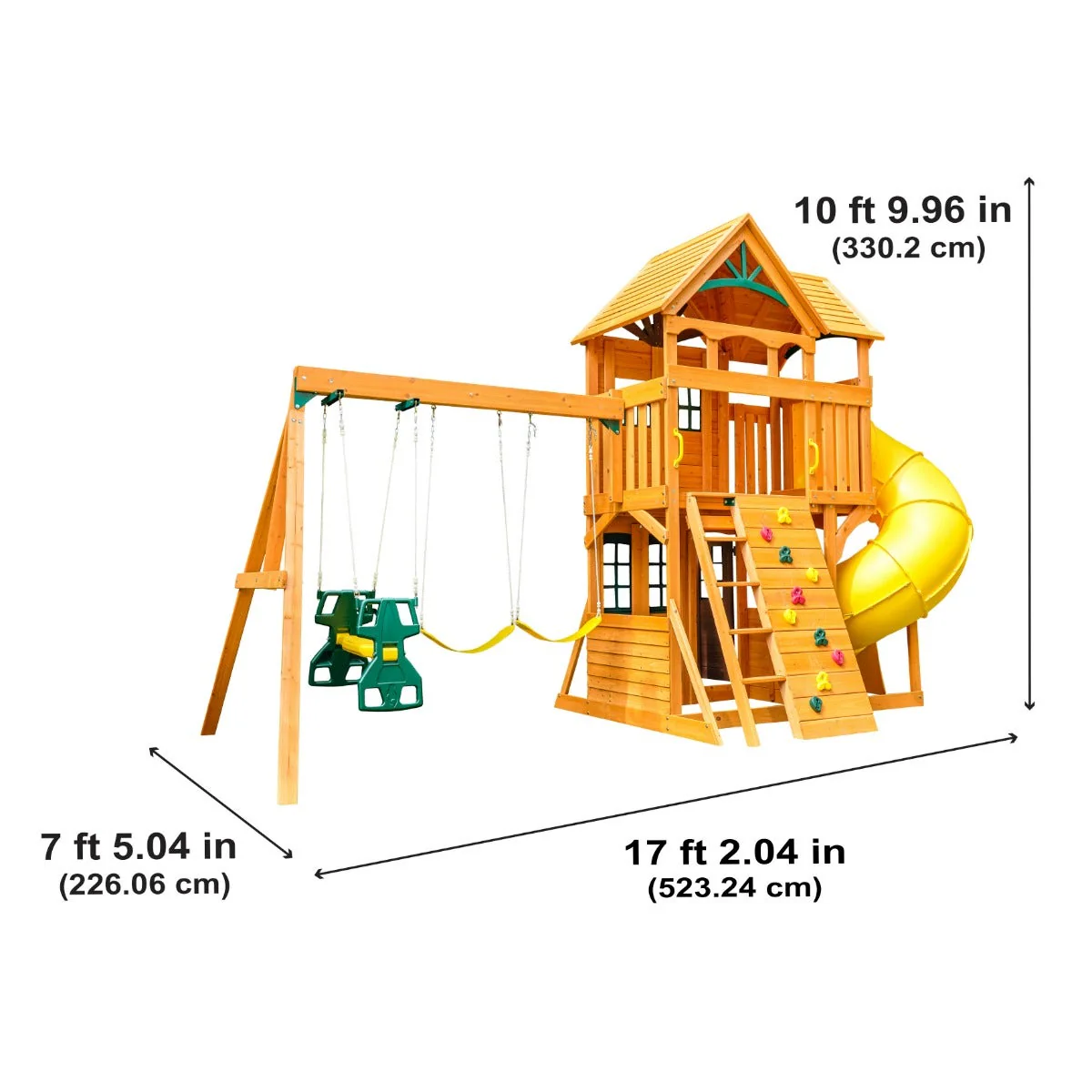 Boulder Station Swing Set - Installation Available - Image 12