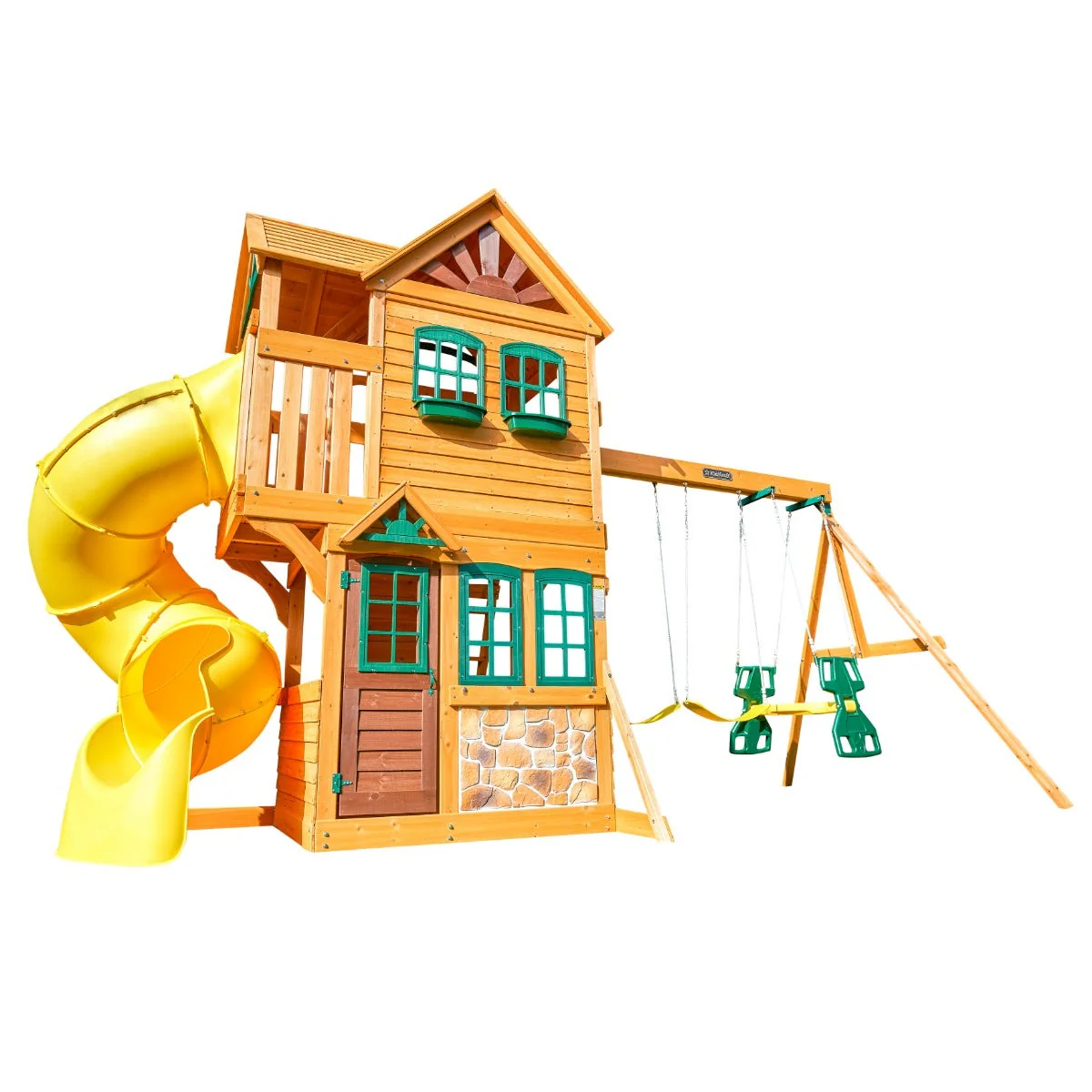 Boulder Station Swing Set / Playset - Installation Available (Assembly) - Image 9