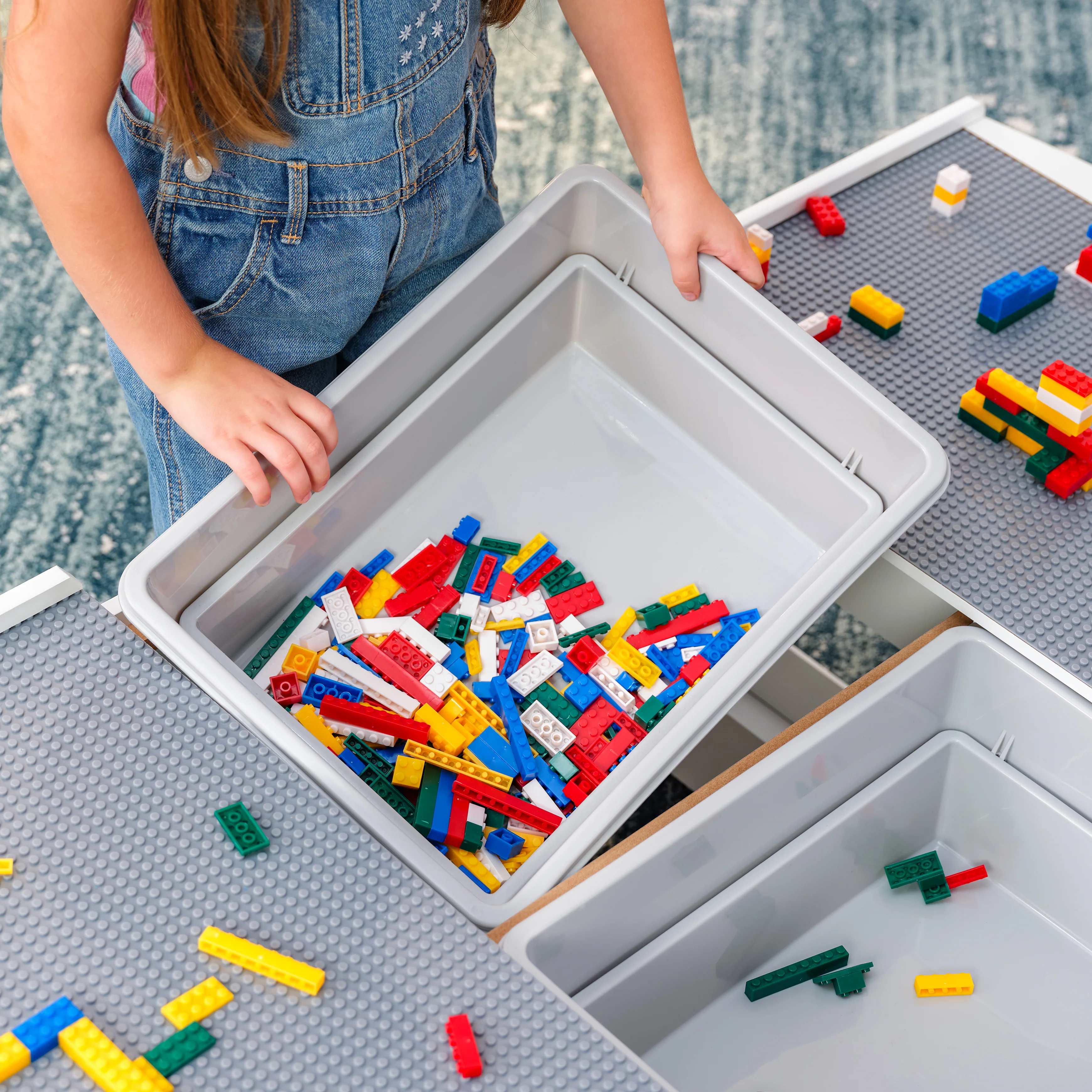 Building Bricks Play N Store Mega Table - Image 8