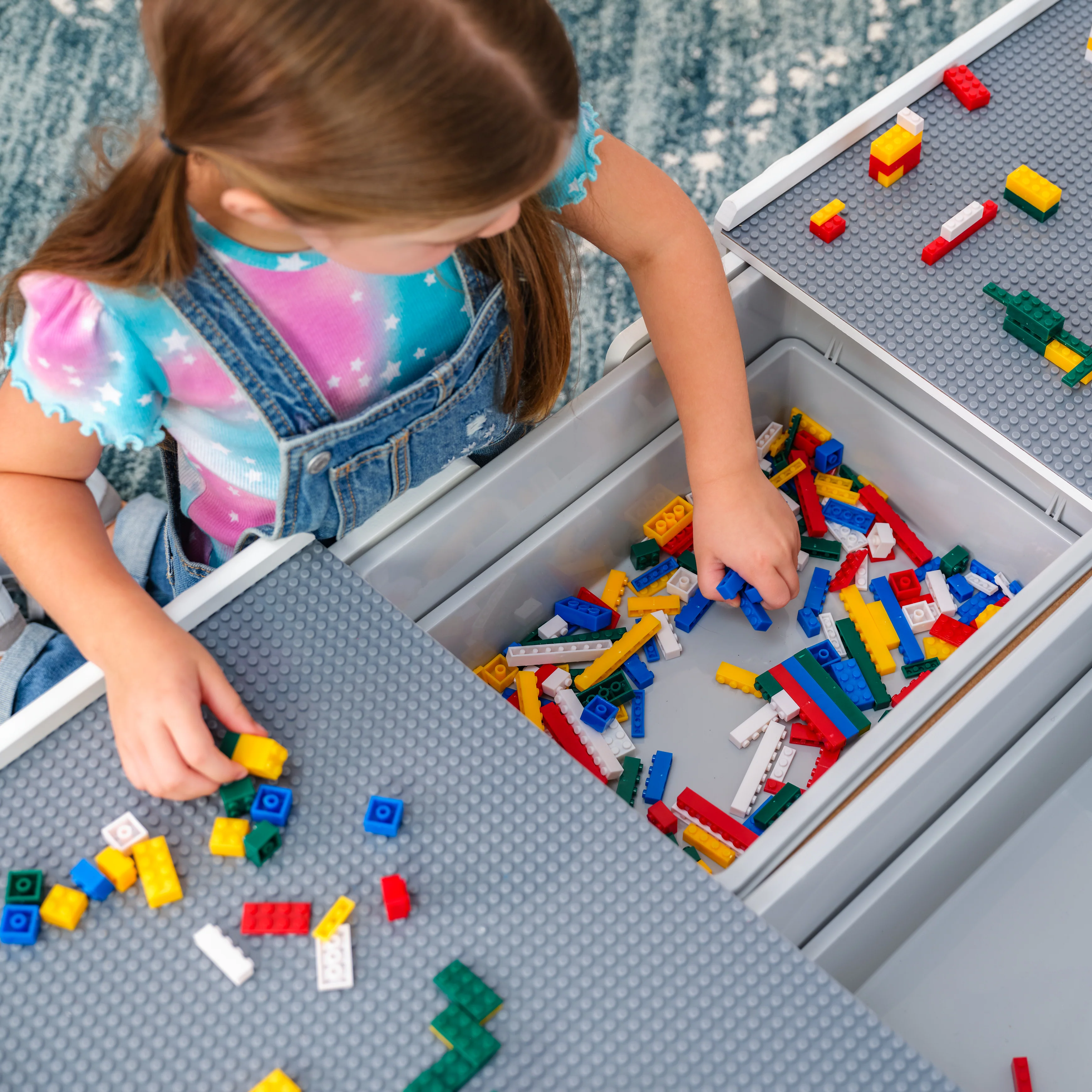 Building Bricks Play N Store Mega Table - Image 9