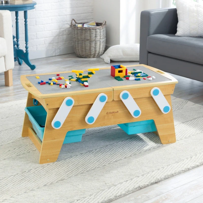 Building Bricks Play N Store Table - Image 5