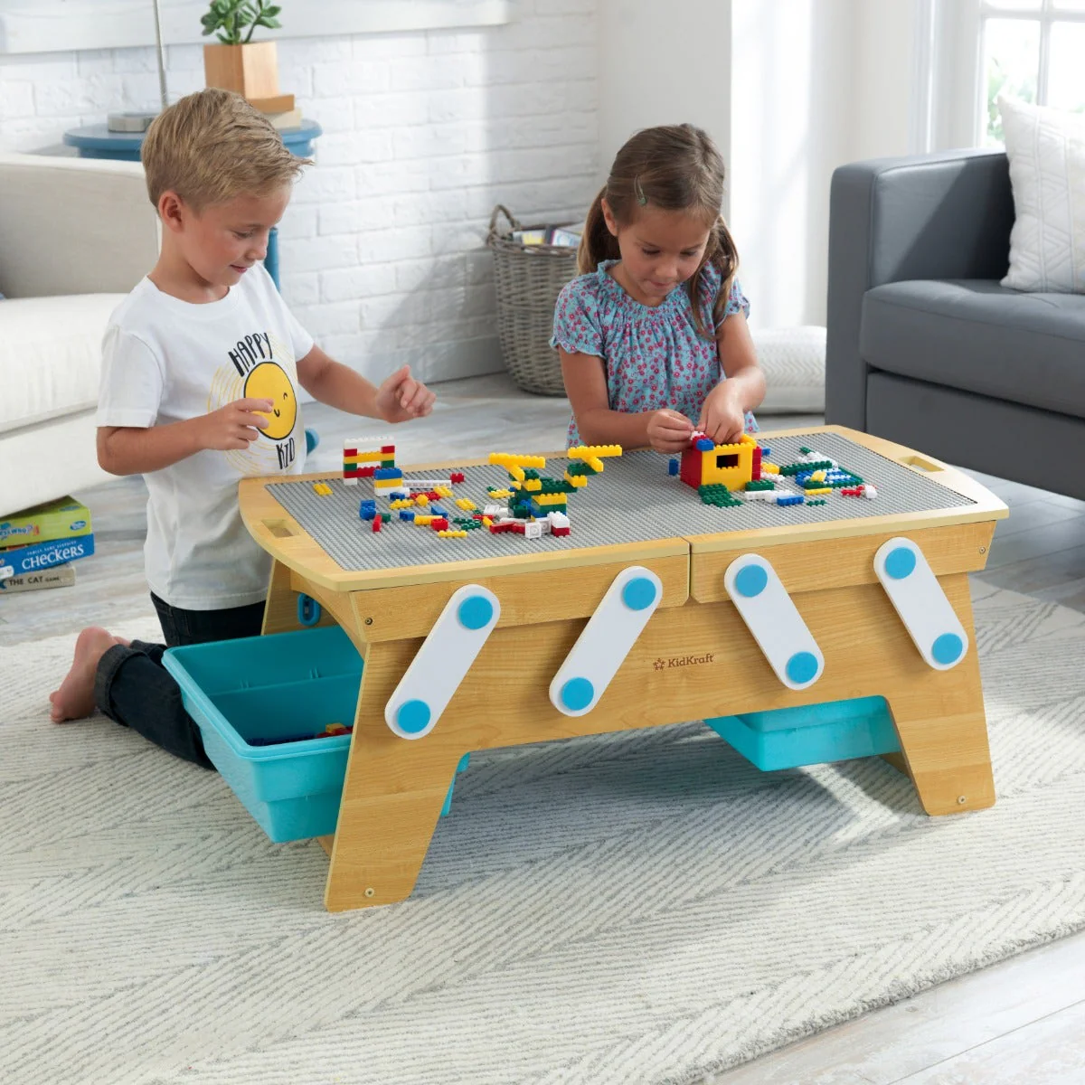 Building Bricks Play N Store Table - Image 9