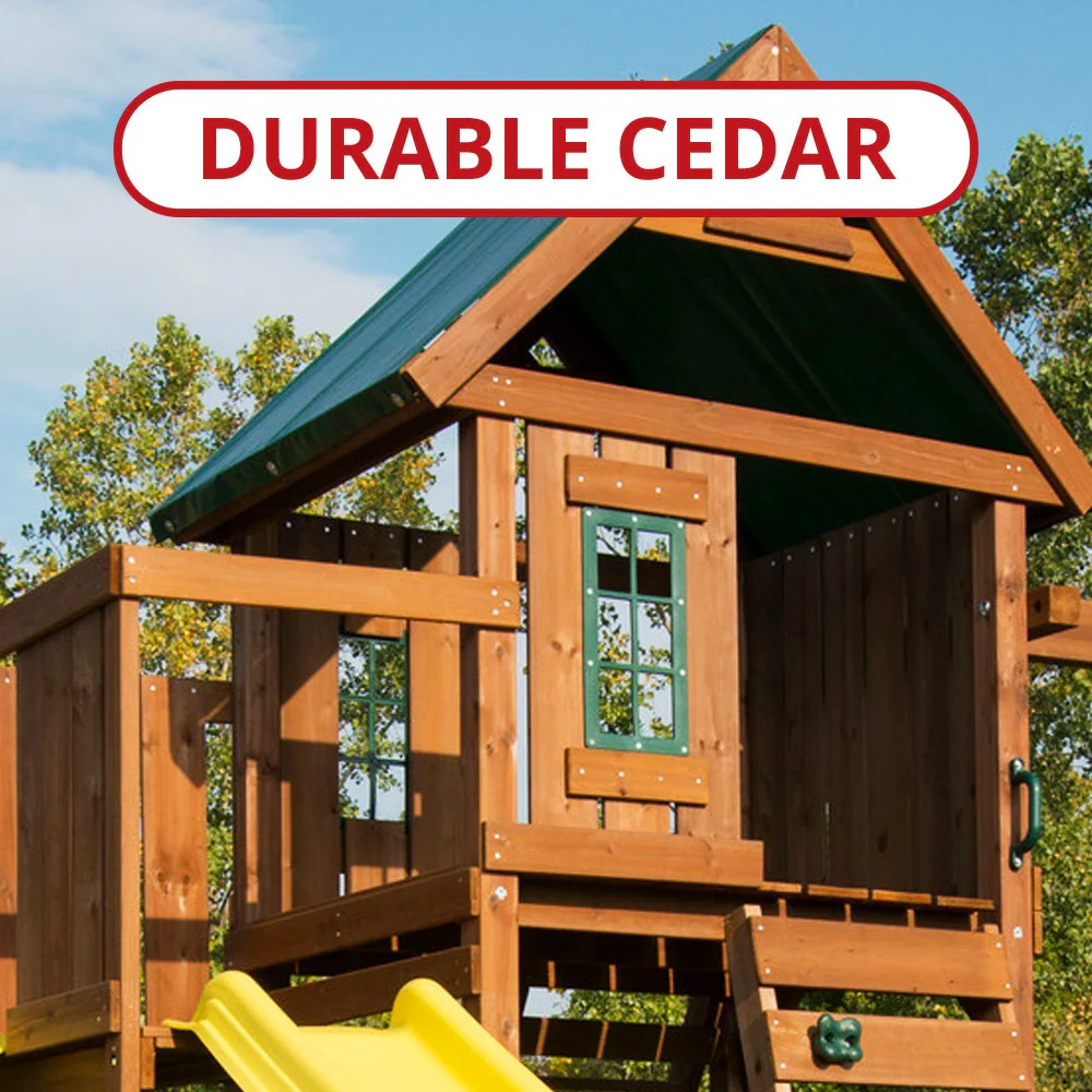 Castlebrook Wood Complete Play Set by Swing-N-Slide - Image 9
