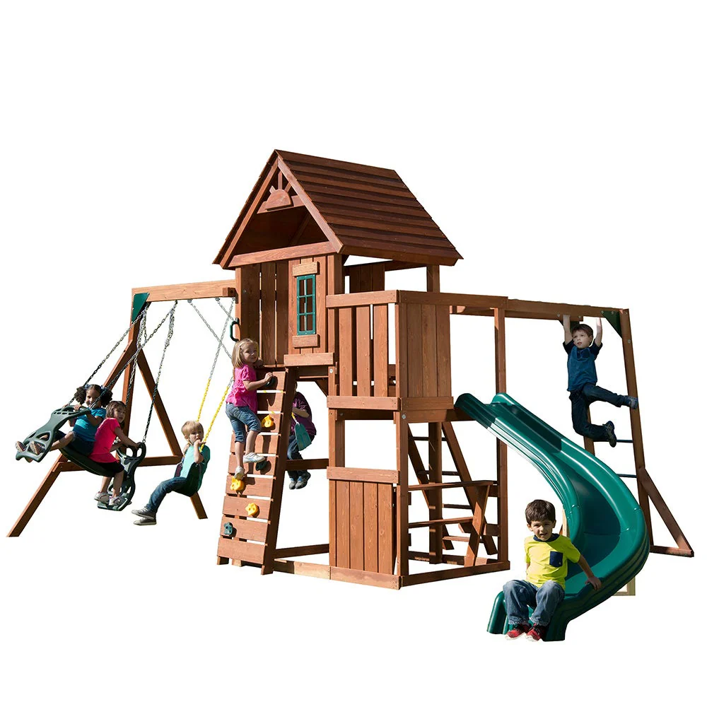 Cedar Brook Wooden Swing Set by Swing-N-Slide - Installation Available - Image 11
