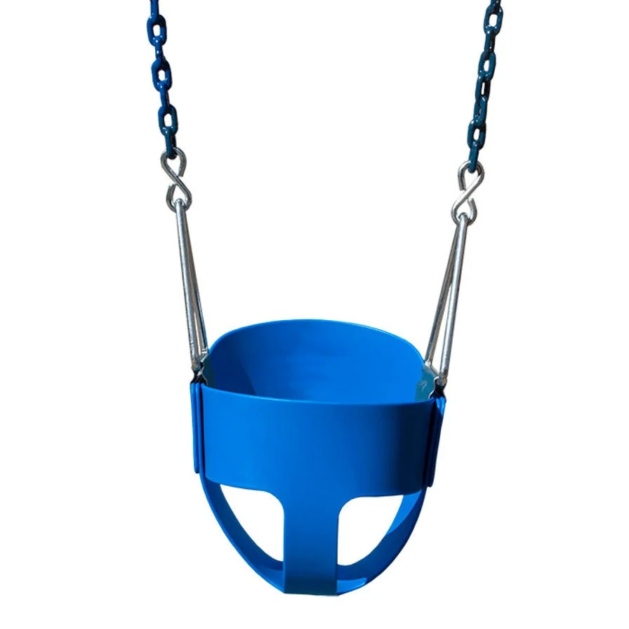 Child Bucket Swing by Swing-N-Slide - Blue