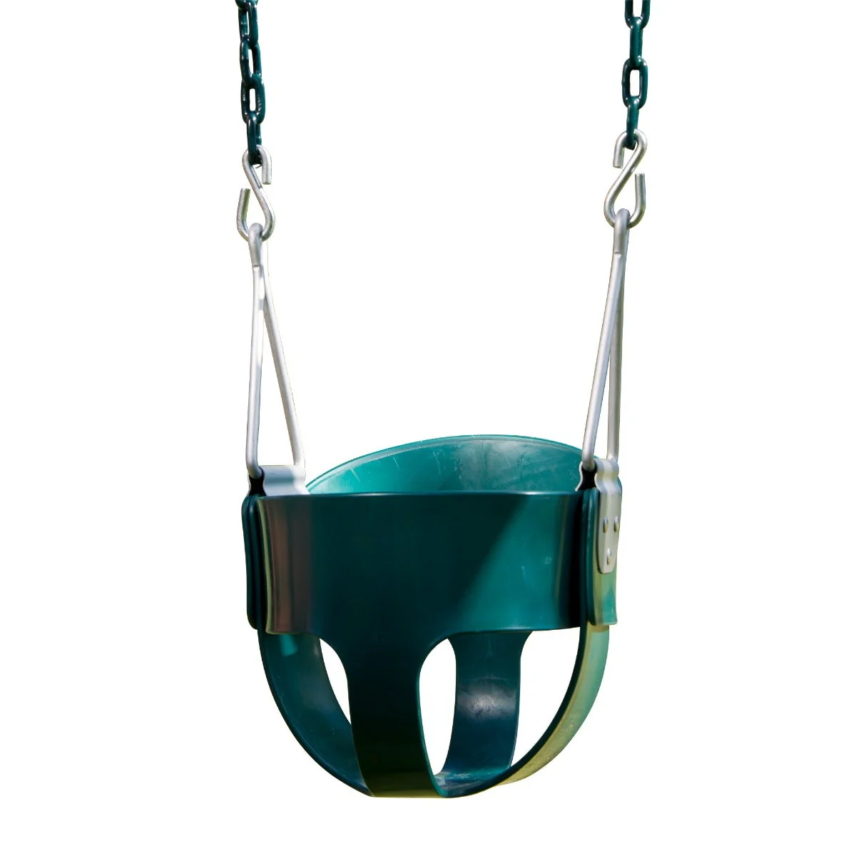 Child Bucket Swing by Swing-N-Slide - Green - Image 4