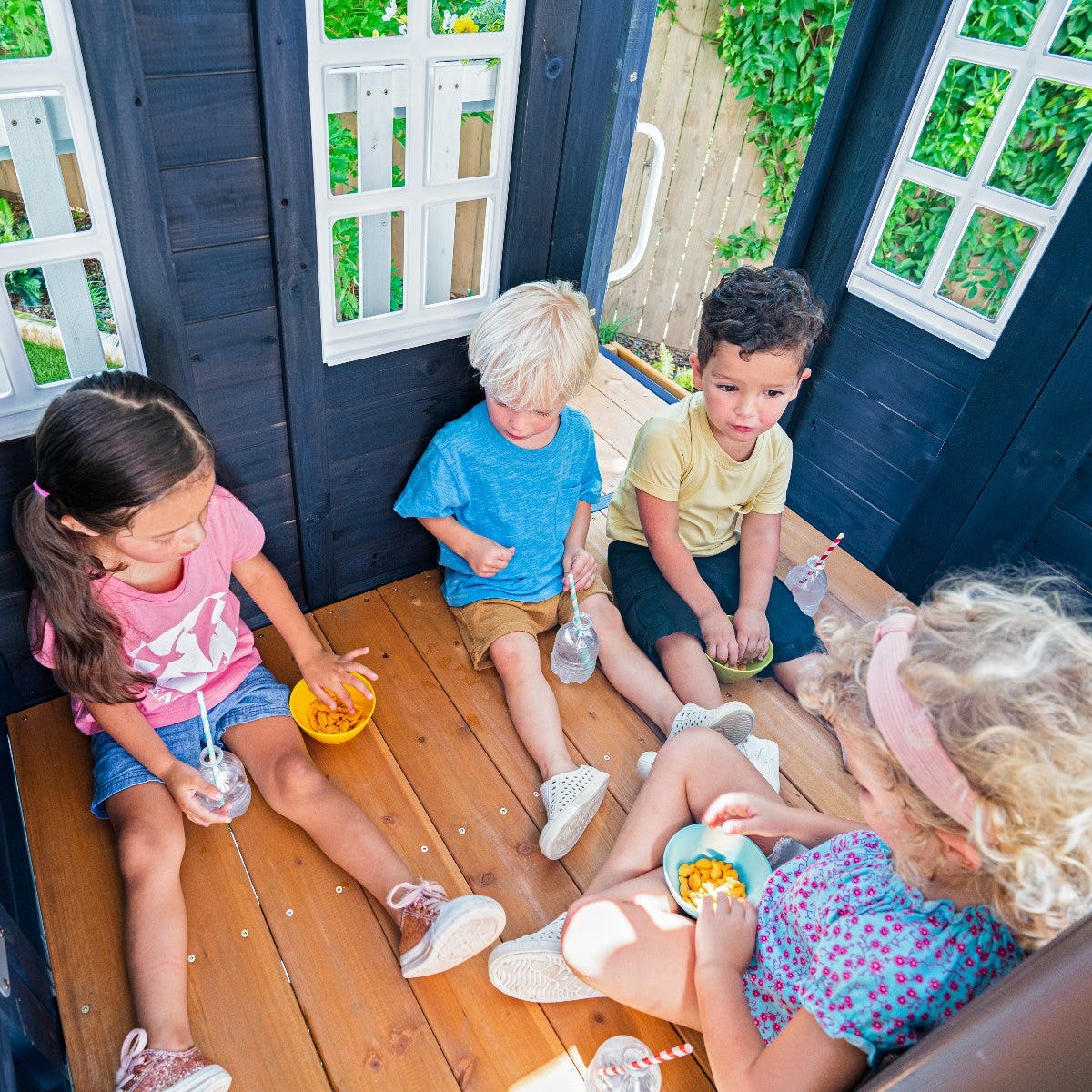 Cozy Escape Playhouse - Navy - Installation Available - Image 6