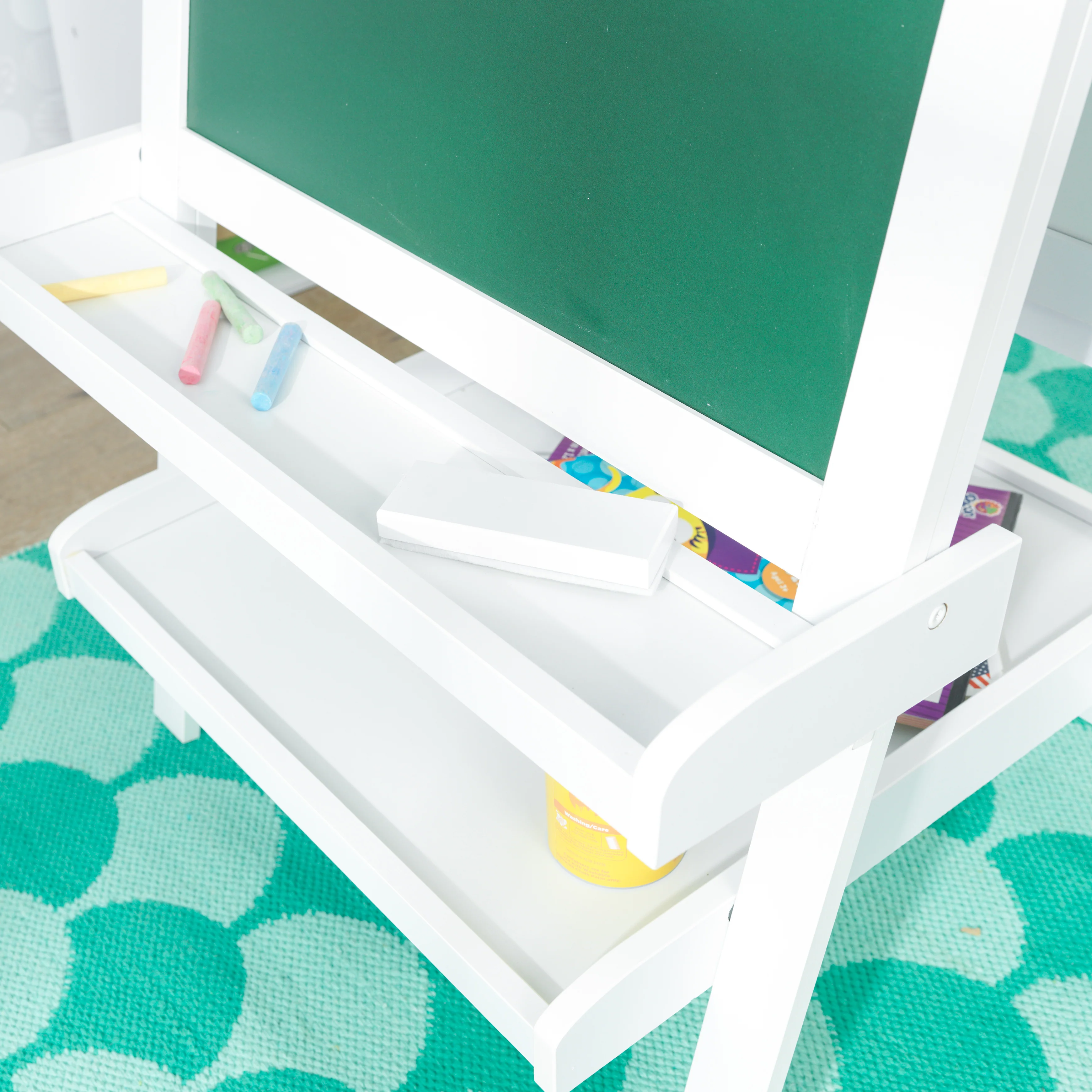 Deluxe Wooden Easel - White - Image 11