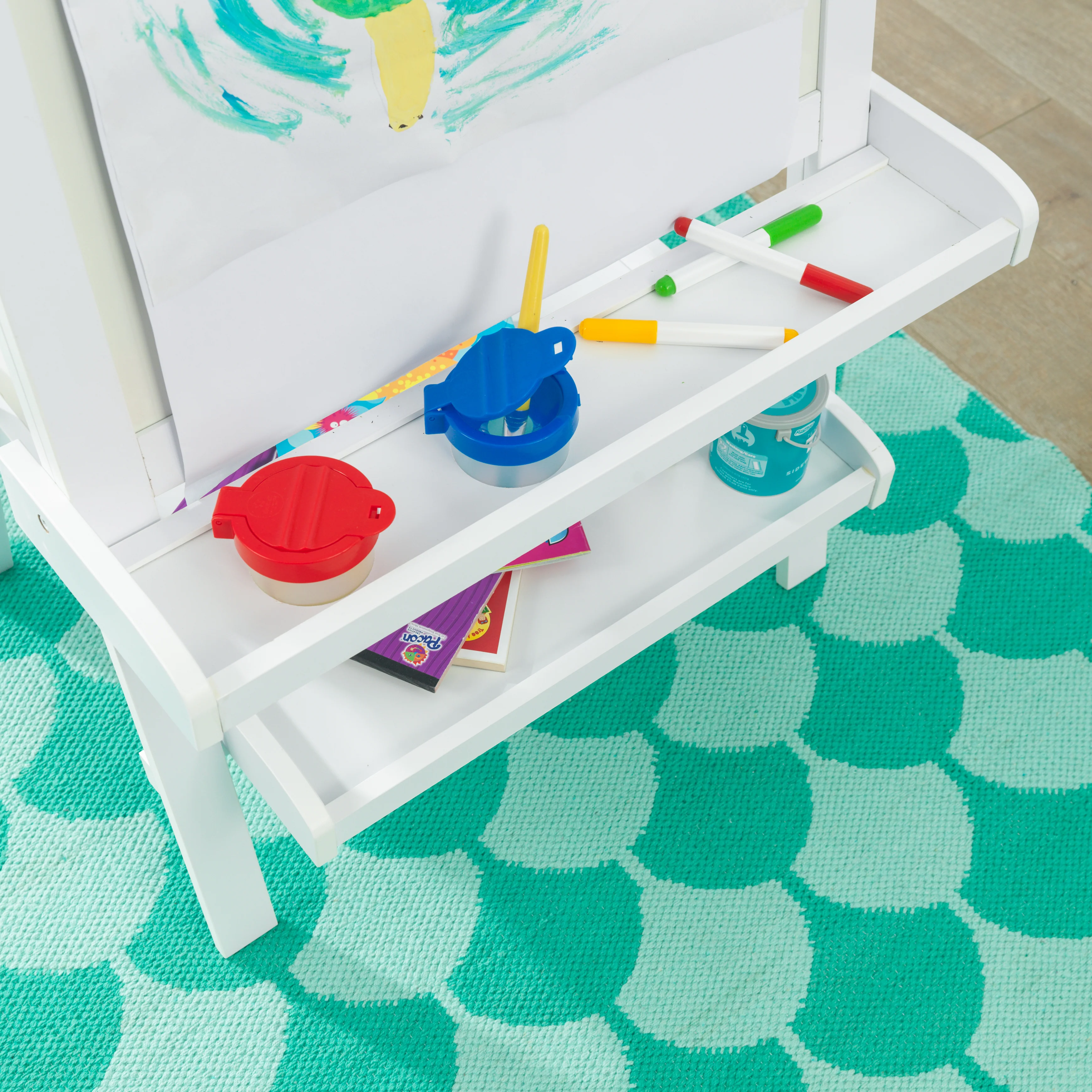Deluxe Wooden Easel - White - Image 12