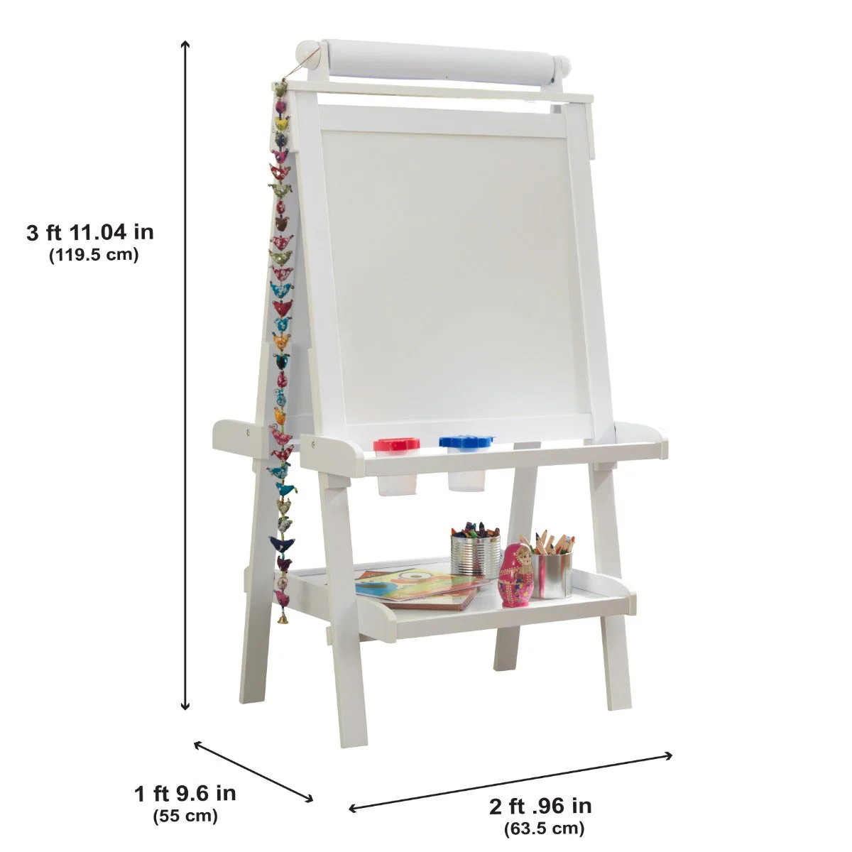 Deluxe Wooden Easel - White - Image 5