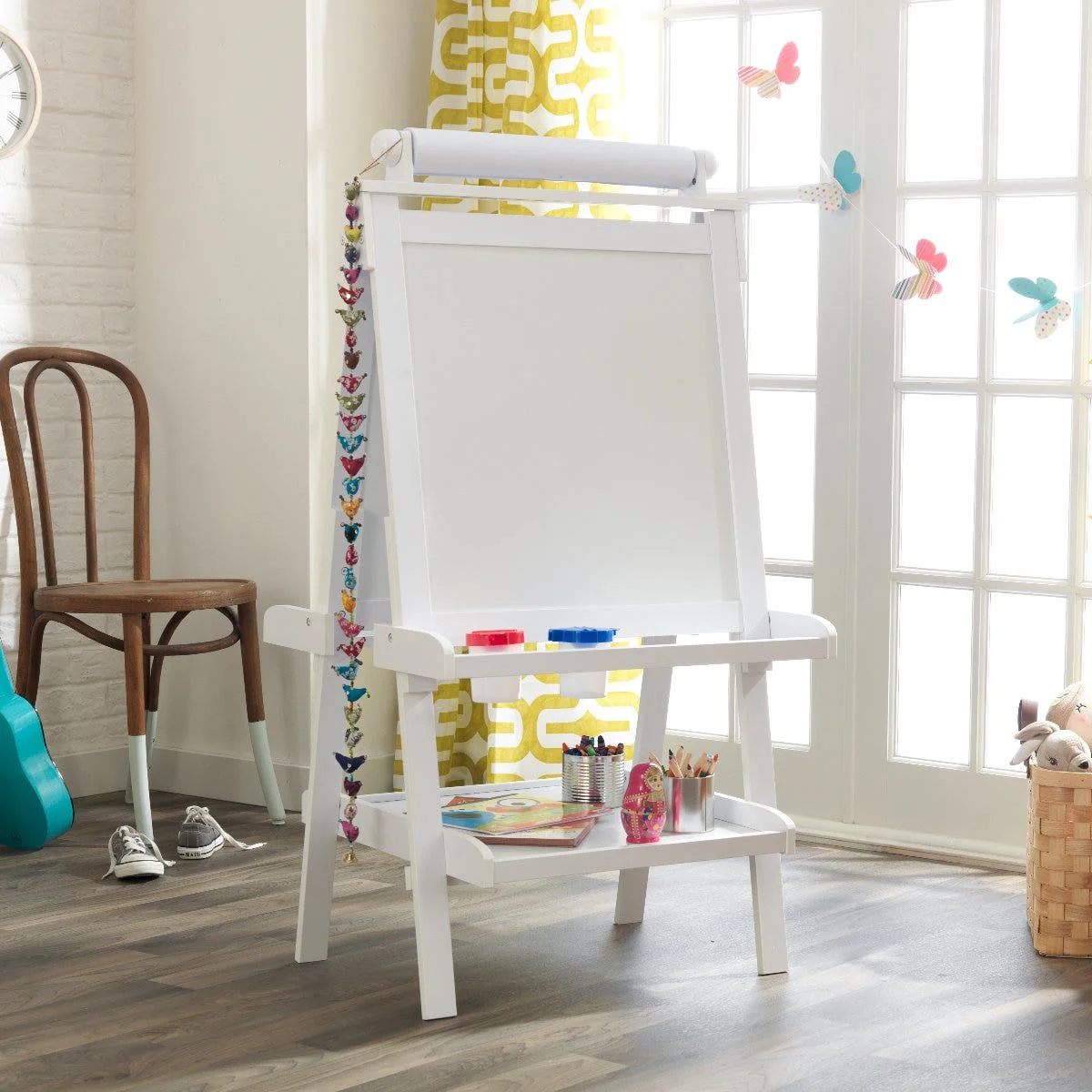 Deluxe Wooden Easel - White - Image 7