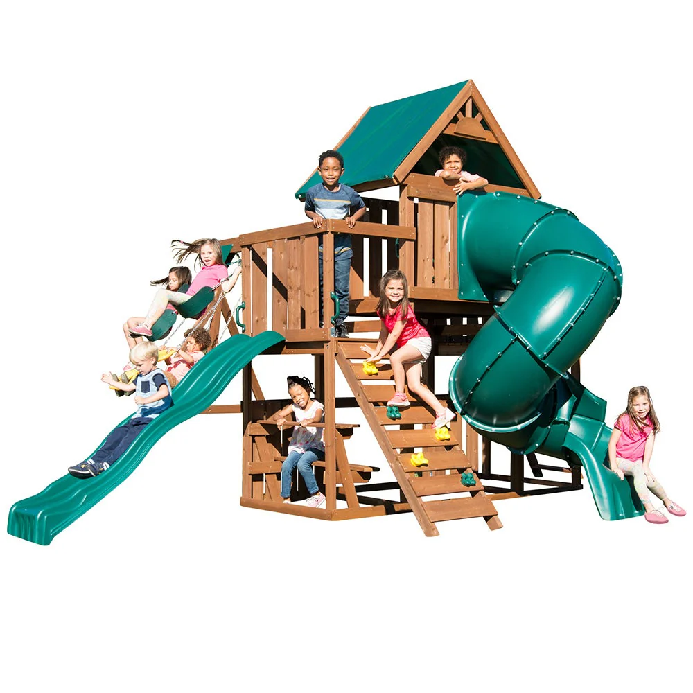 Denali Tower Wooden Swing Set by Swing-N-Slide - Installation Available - Image 12