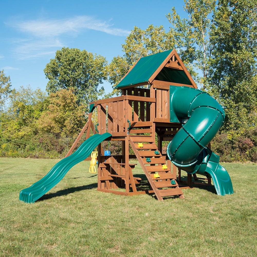 Denali Tower Wooden Swing Set by Swing-N-Slide - Installation Available - Image 3
