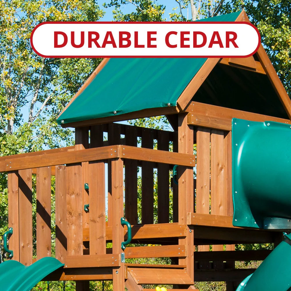 Elkhorn Wood Swing Set by Swing-N-Slide - Image 10