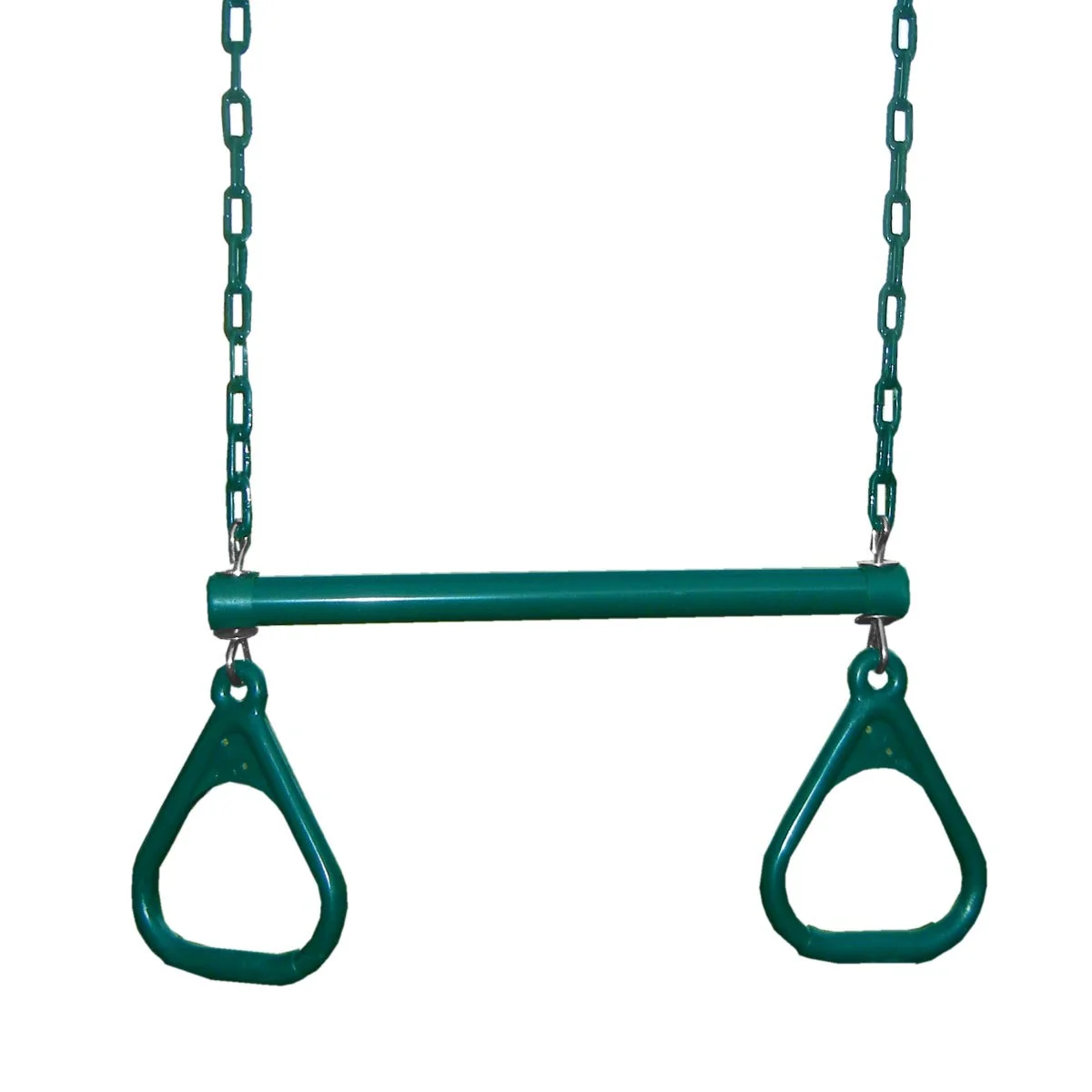 Extra Duty Green Swings & Ring/Trapeze Bar (2-Pack) by Swing-N-Slide - Image 4