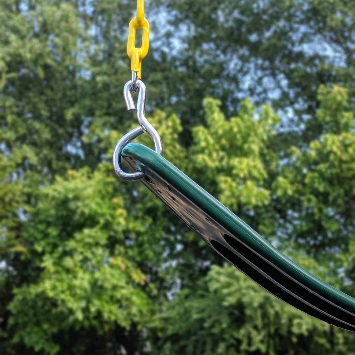 Extra Duty Green Swings & Ring/Trapeze Bar (2-Pack) by Swing-N-Slide - Image 5