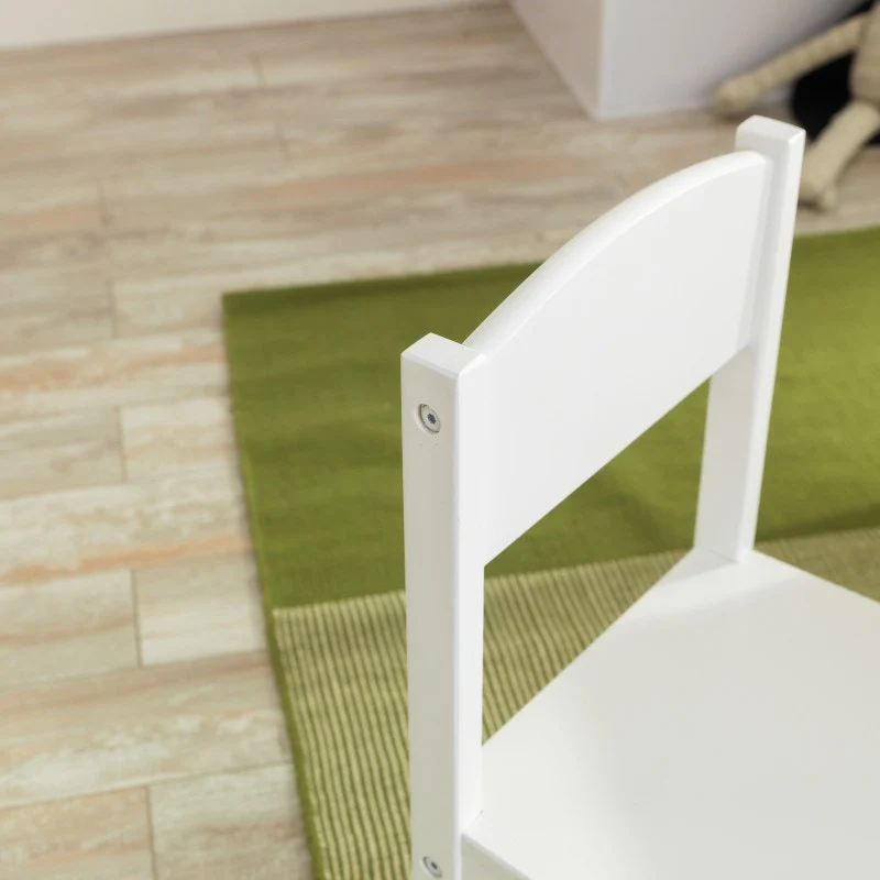 Farmhouse Table & 4 Chair Set - White - Image 6