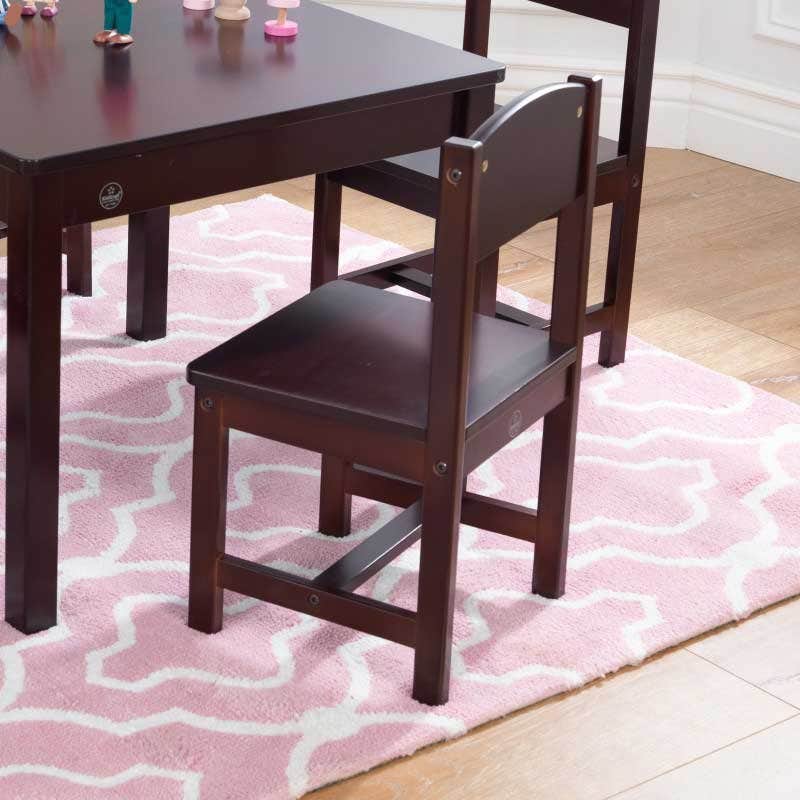 Farmhouse Table & 4 Chair Set - Espresso - Image 5