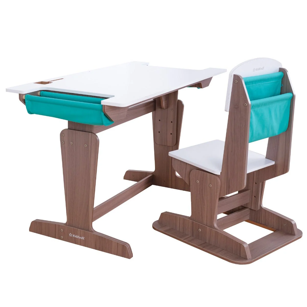 Grow Together™ Pocket Adjustable Desk and Chair - Gray Ash - Image 10