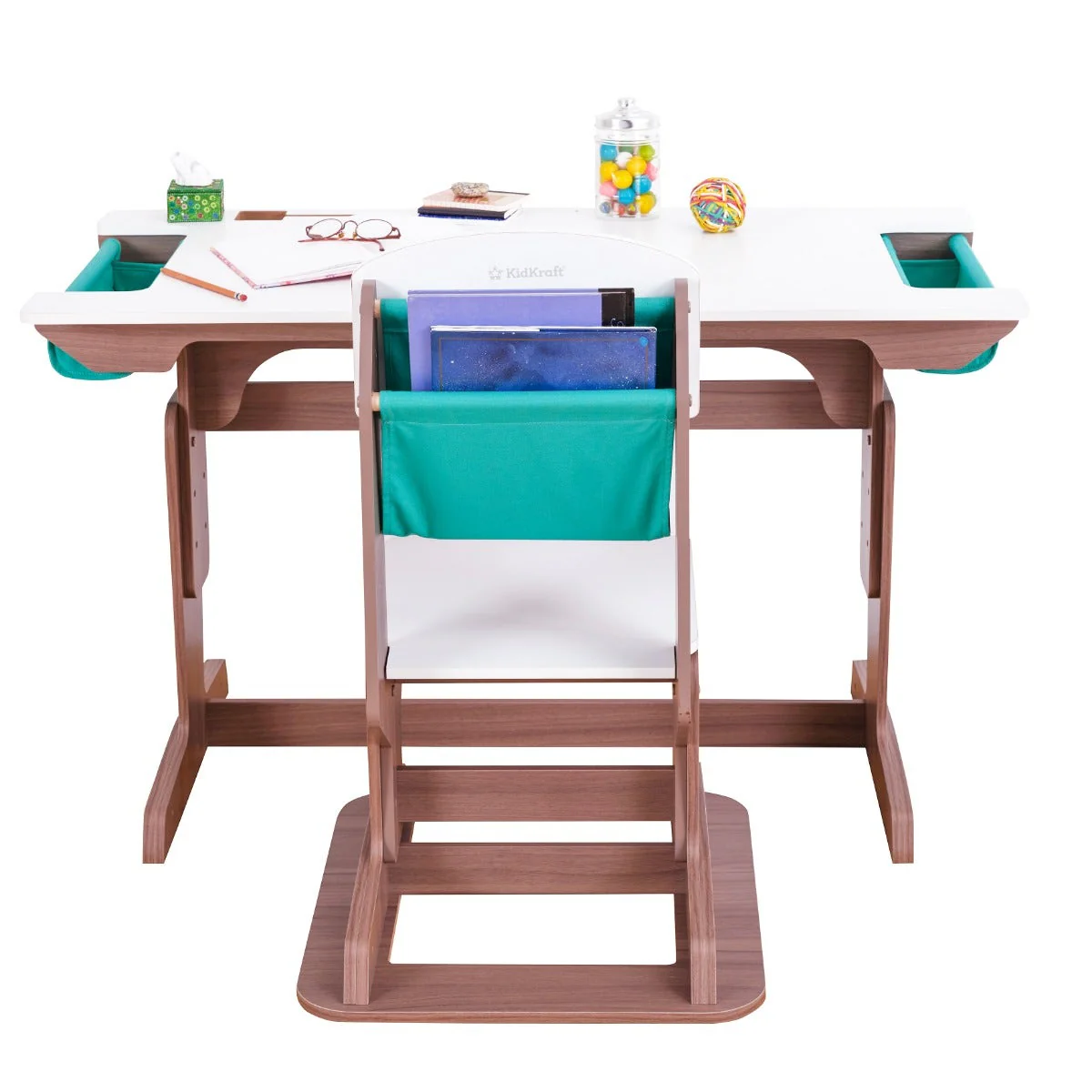 Grow Together™ Pocket Adjustable Desk and Chair - Gray Ash - Image 11