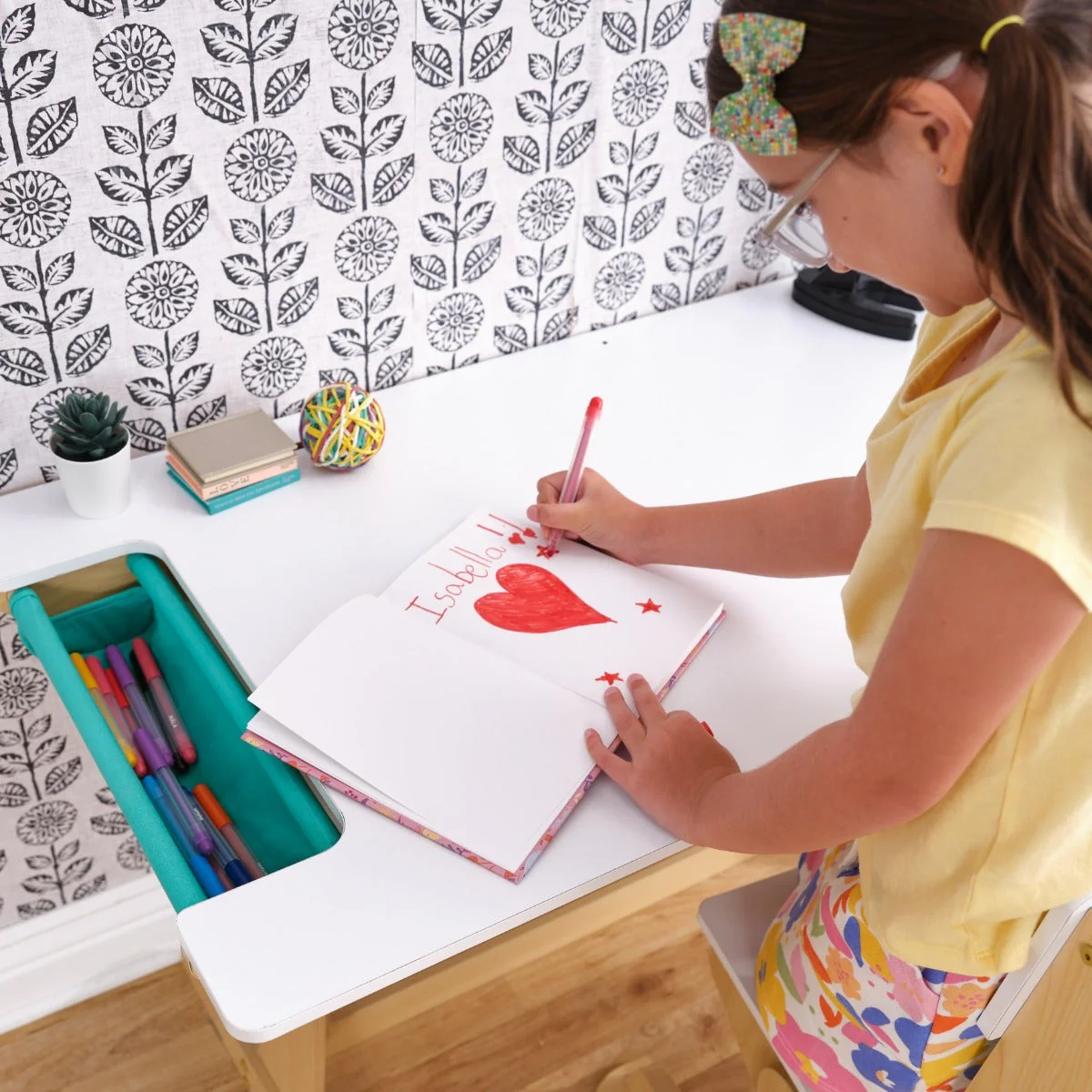 Grow Together™ Pocket Adjustable Desk and Chair - Natural - Image 10