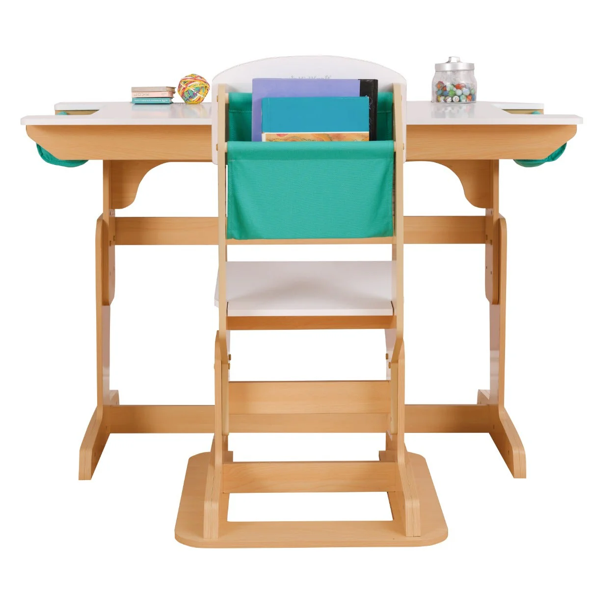 Grow Together™ Pocket Adjustable Desk and Chair - Natural - Image 13