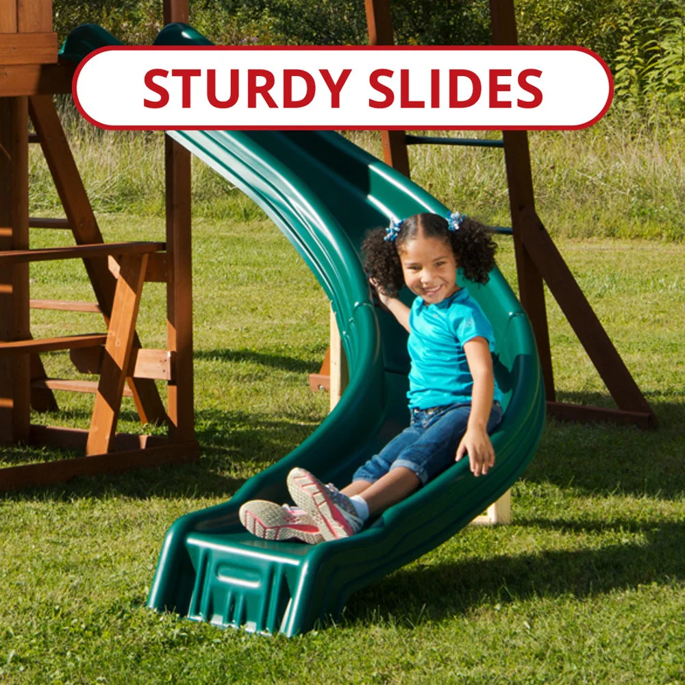 Knightsbridge Ultimate Wooden Swing Set by Swing-N-Slide - Image 8