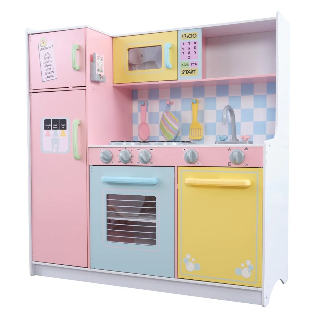 Large Pastel Play Kitchen - Image 17
