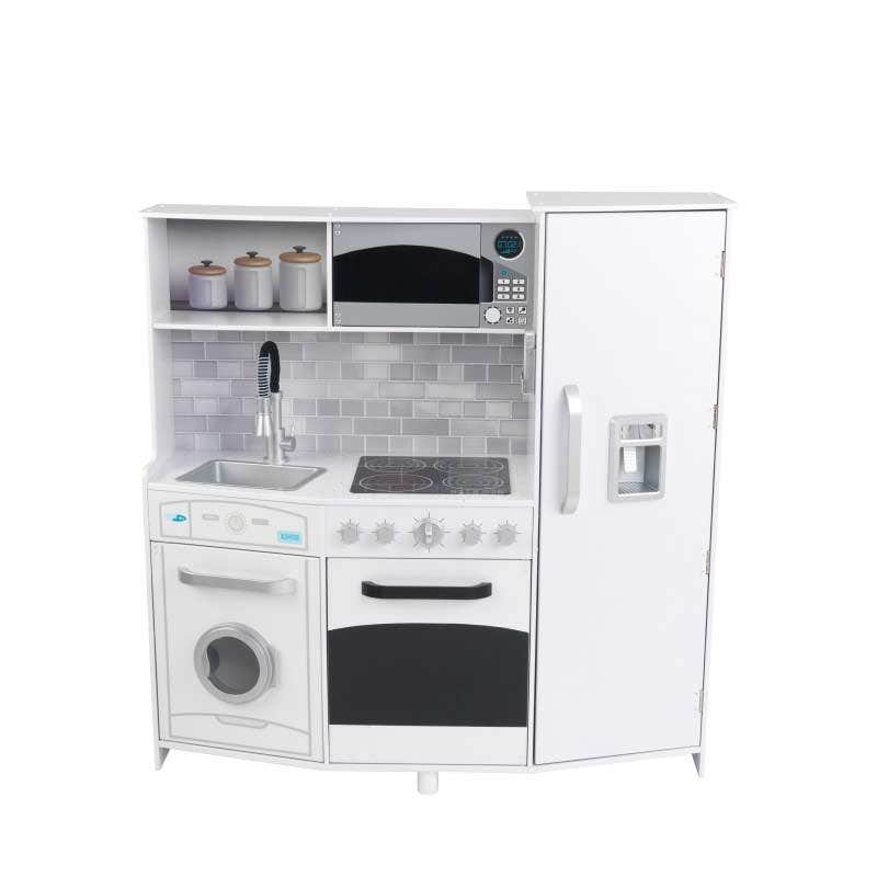Large Play Kitchen with Lights & Sounds - White - Image 12