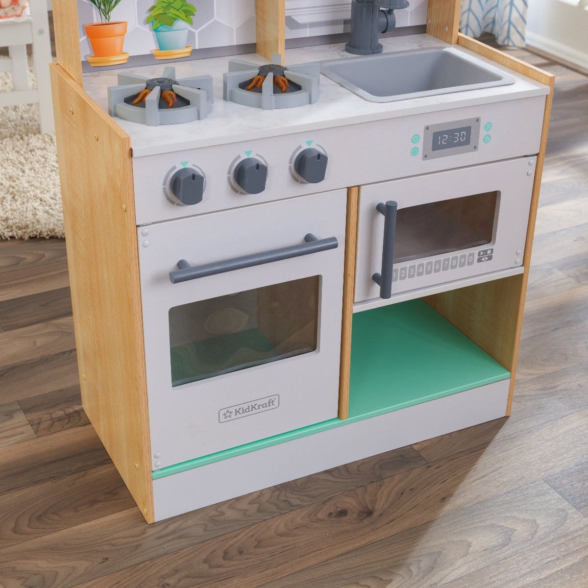 Let's Cook Play Kitchen - Natural - Image 10