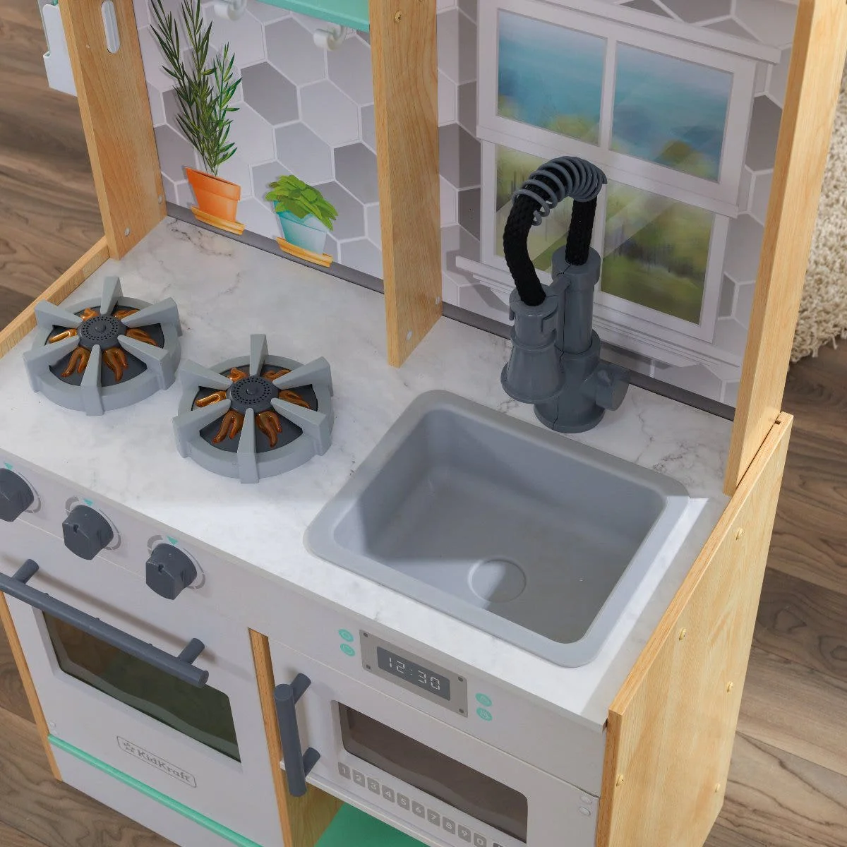 Let's Cook Play Kitchen - Natural - Image 6