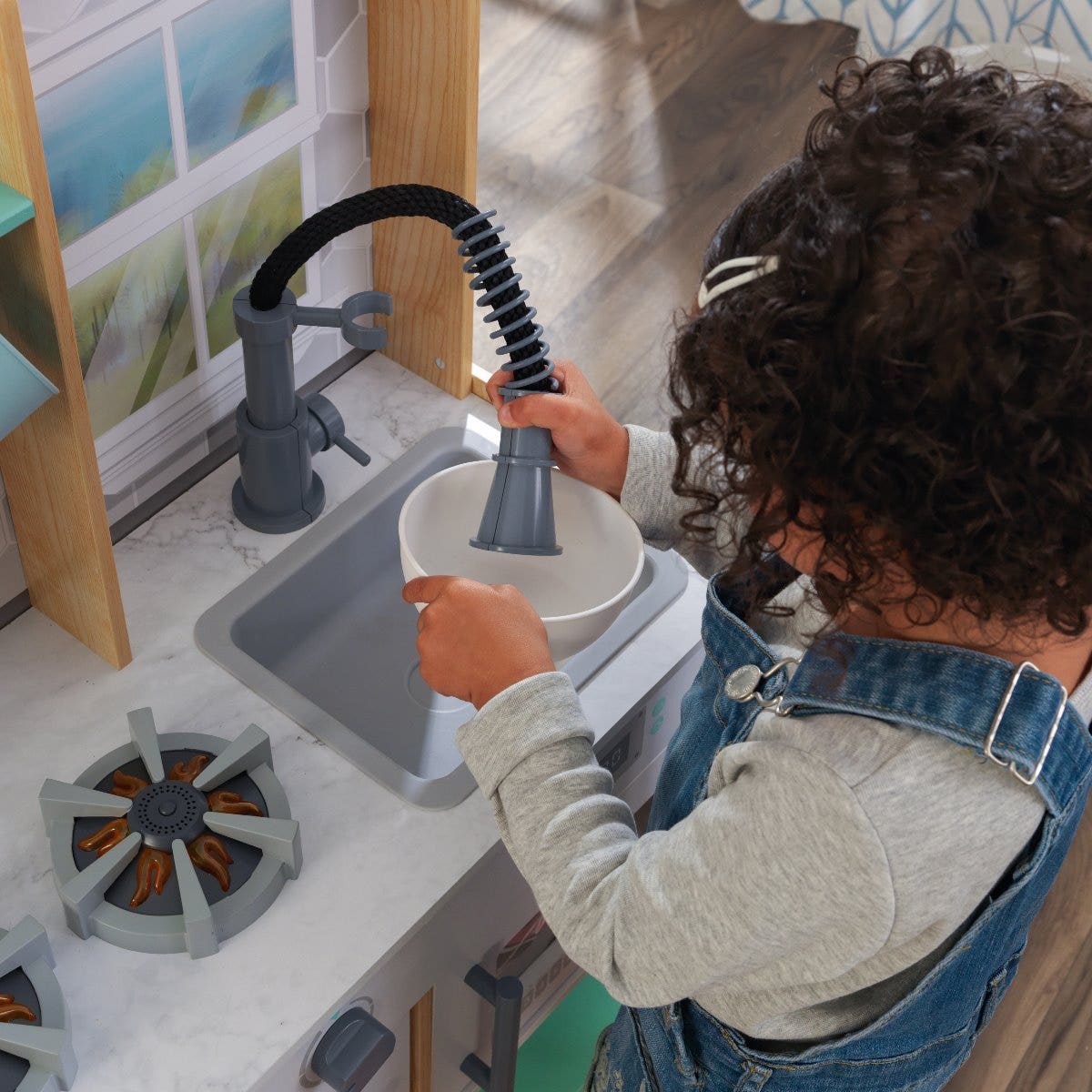 Let's Cook Play Kitchen - Natural - Image 7