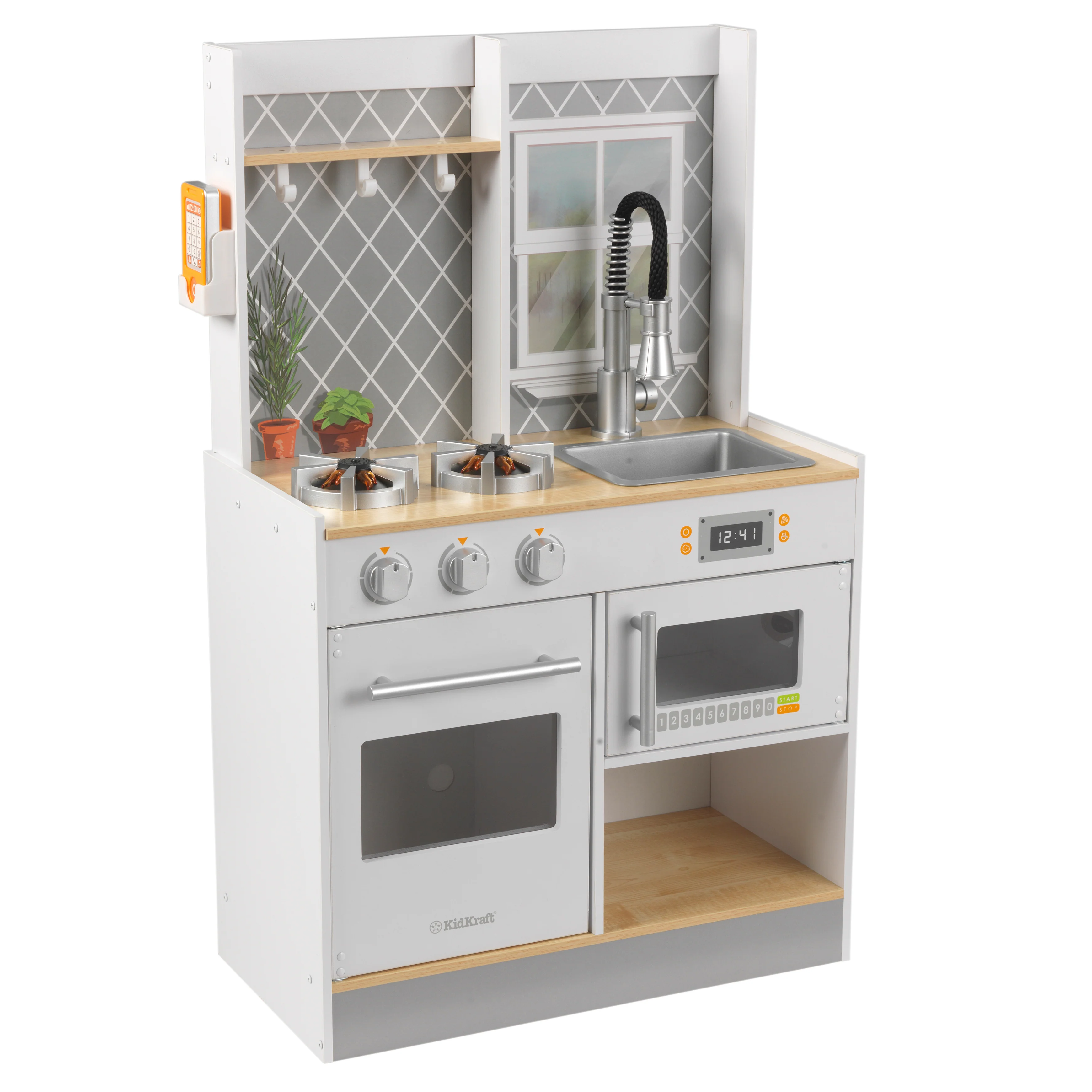 Let's Cook Wooden Play Kitchen - Image 11