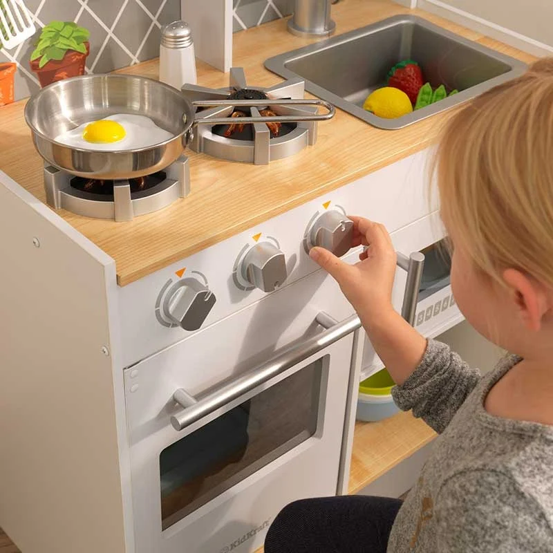 Let's Cook Wooden Play Kitchen - Image 5