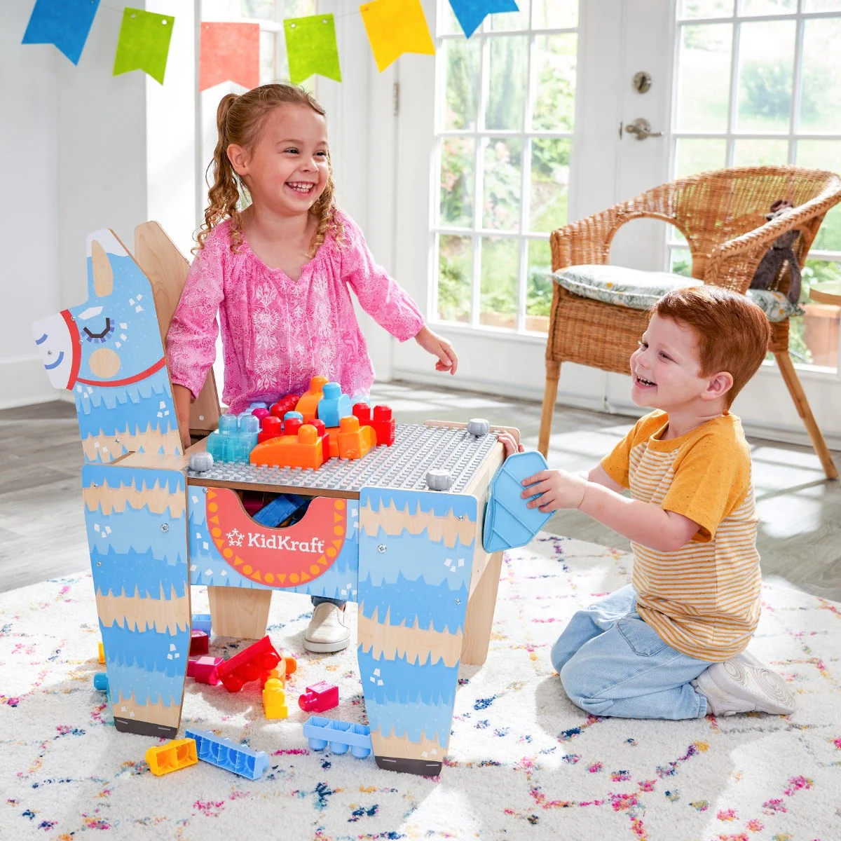 Llama Piñata Building Bricks Table - Image 10