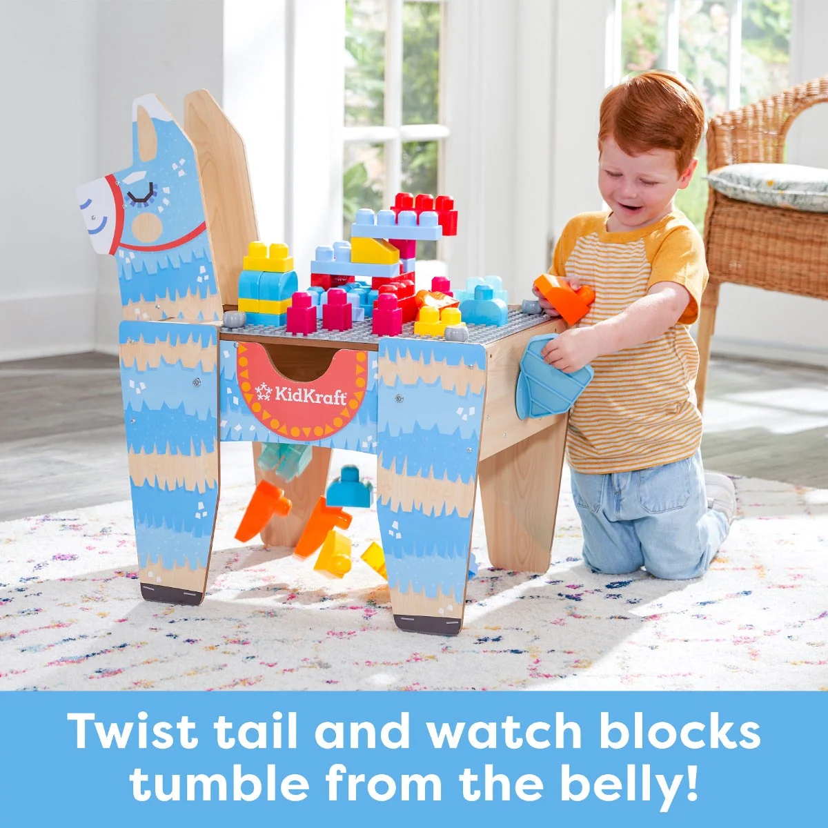 Llama Piñata Building Bricks Table - Image 3
