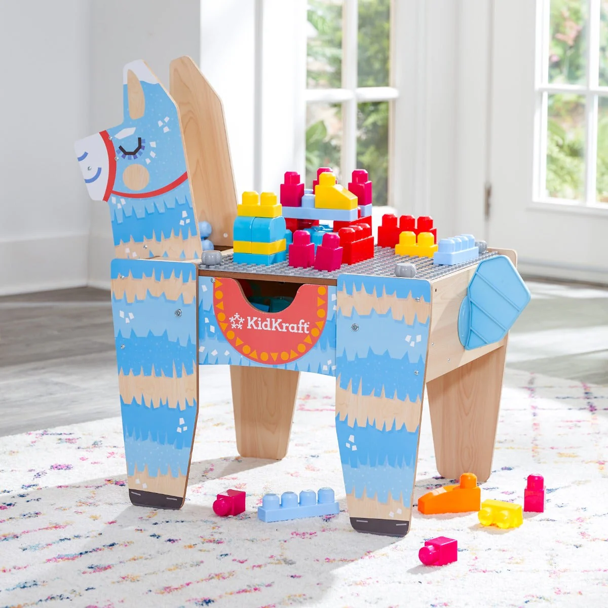 Llama Piñata Building Bricks Table - Image 4
