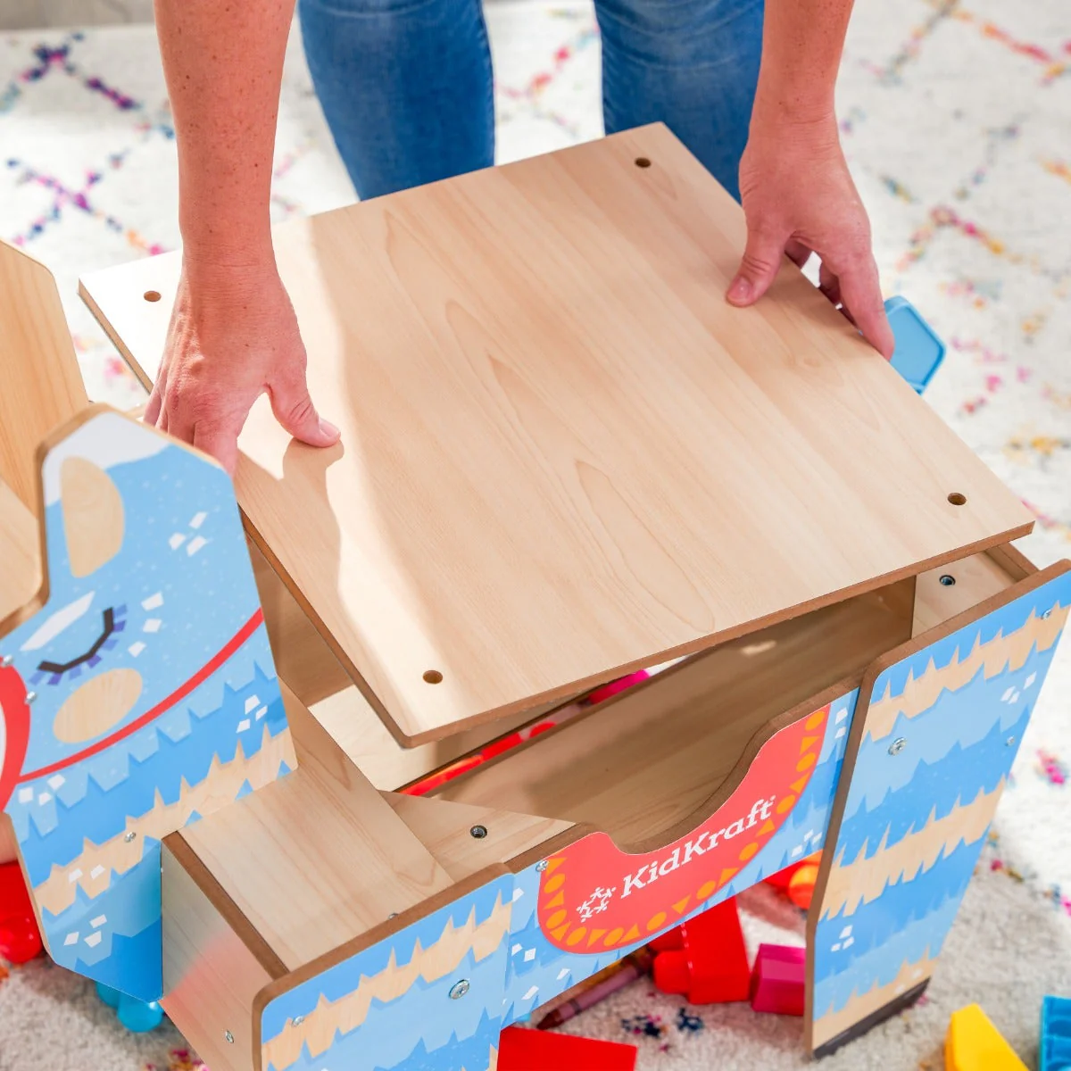 Llama Piñata Building Bricks Table - Image 6