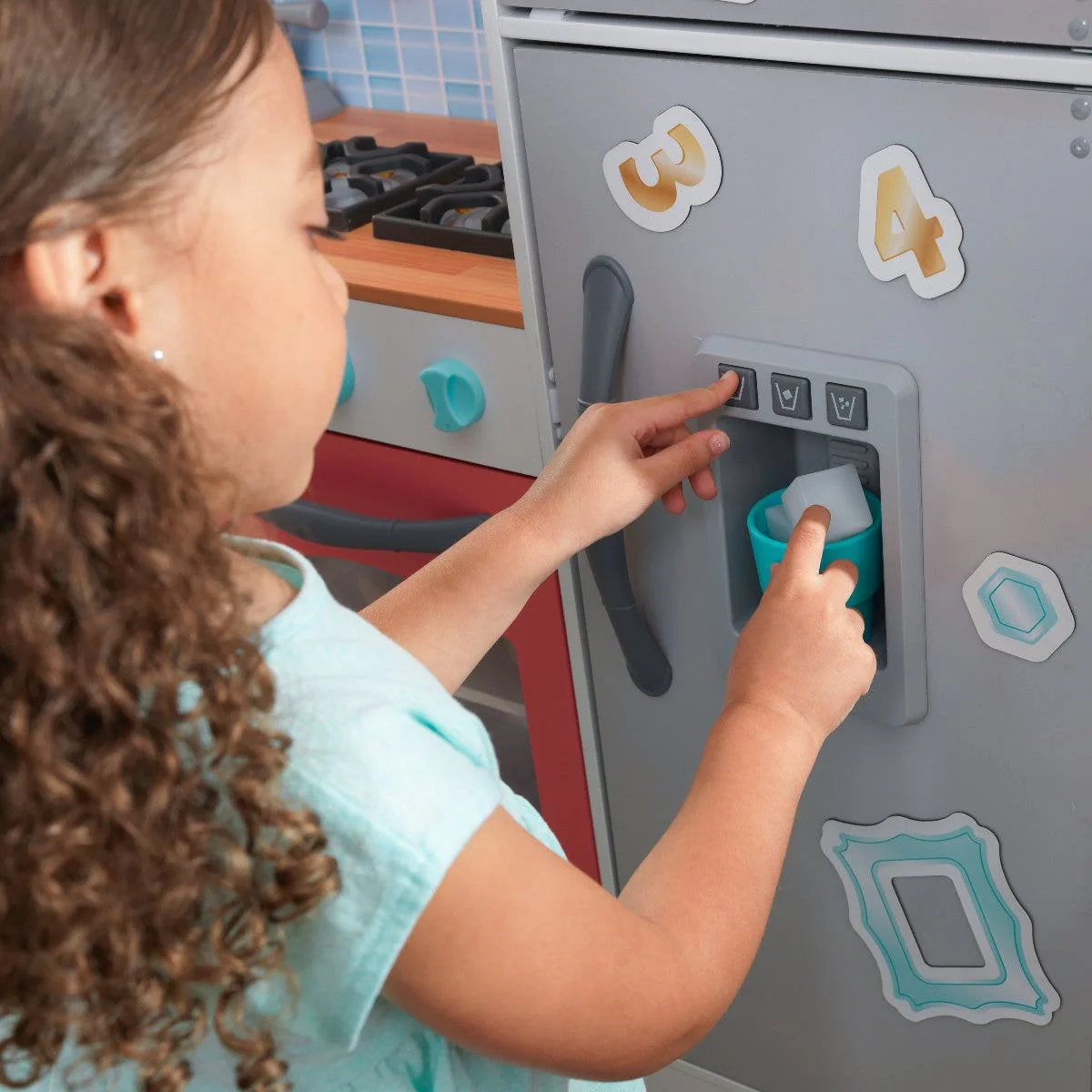 Mosaic Magnetic Coral Play Kitchen - Image 11